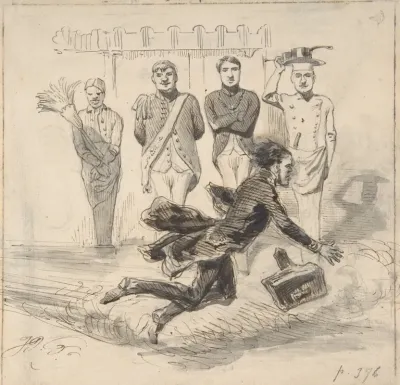 Illustration In Jerome Paturot By Louis Reybaud Paris 1846