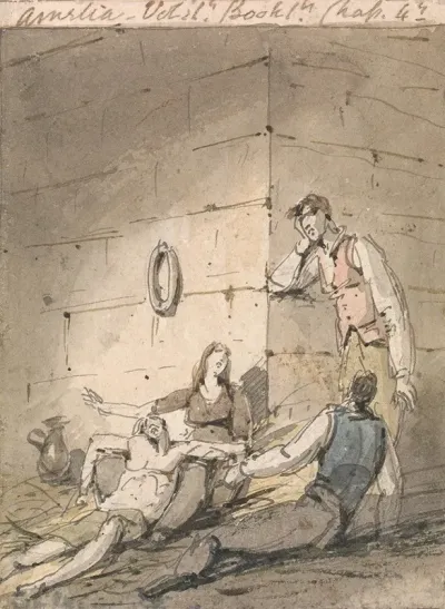 Illustration To Fieldings Amelia