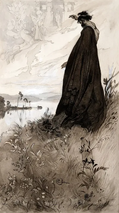 Illustration To Singoallathe Wind Is My Lover By Viktor Rydberg 3