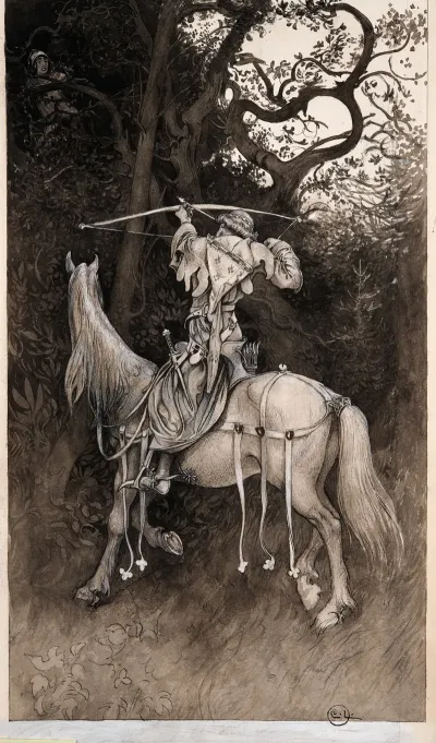 Illustration To Singoallathe Wind Is My Lover By Viktor Rydberg 7