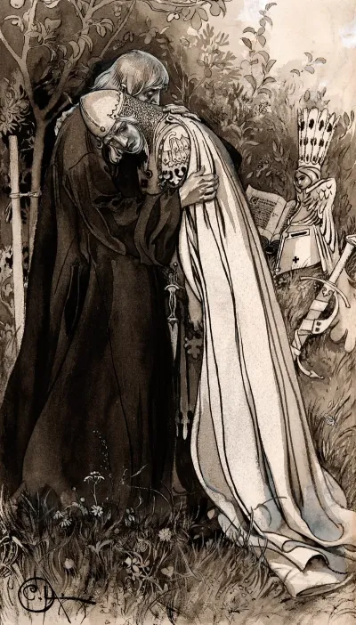Illustration To Singoallathe Wind Is My Lover By Viktor Rydberg 9