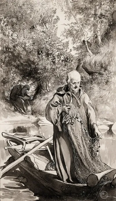 Illustration To Singoallathe Wind Is My Lover By Viktor Rydberg