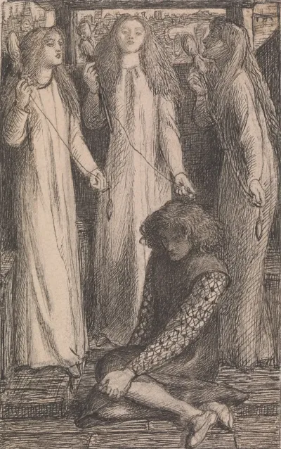 Illustration To The Maids Of Elfen Mere