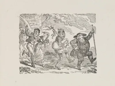 Illustrations For The Universal Songster Pl 05