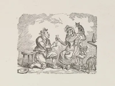 Illustrations For The Universal Songster Pl 12