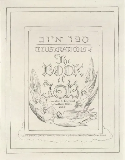 Illustrations Of The Book Of Job Pl 01