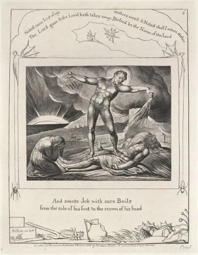 Illustrations Of The Book Of Job Pl 07