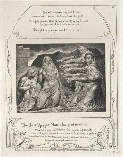 Illustrations Of The Book Of Job Pl 11