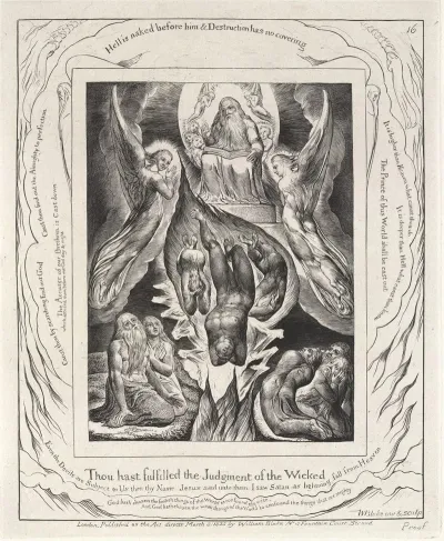 Illustrations Of The Book Of Job Pl 17