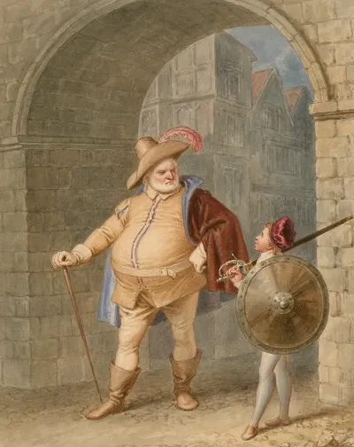 Illustrations To Shakespeares Falstaff Plays Pl 02