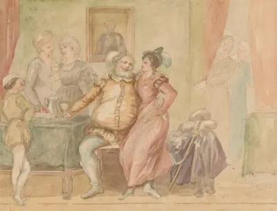 Illustrations To Shakespeares Falstaff Plays Pl 04