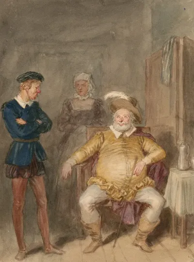 Illustrations To Shakespeares Falstaff Plays Pl 06