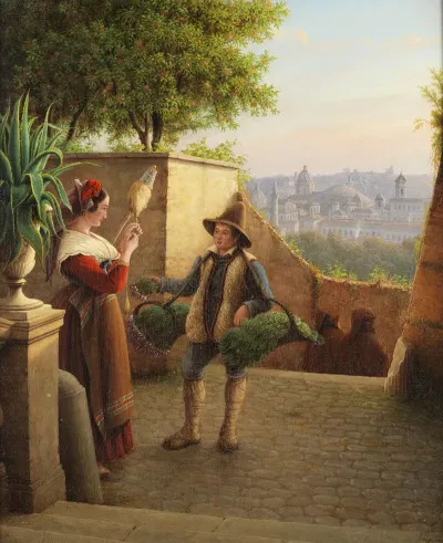 Im Giardino Degli Aranci In Rom