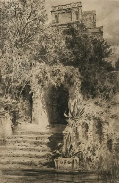 Im Park Der Villa Deste In Tivoli