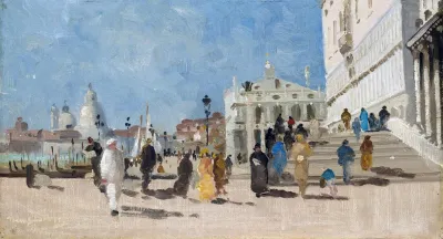 Impression Aus Venedig Riva Degli Schiavoni