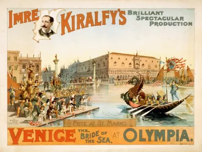 Imre Kiralfys Brilliant Spectacular Production Venice The Bride Of The Sea At Olympia