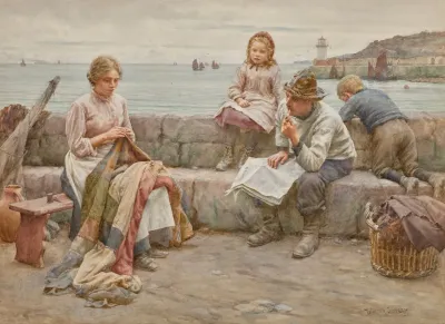 In A Cornish Fishing Village