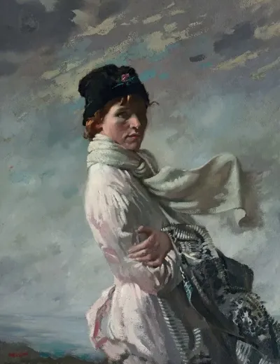 In Dublin Bay Portrait Of The Artists Wife