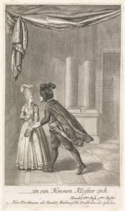In Ein Nonnen Kloster Geh Hamlet Act Iii Scene Ix