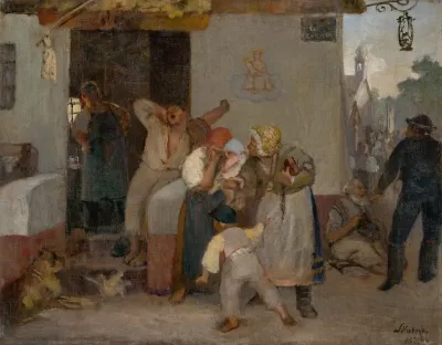 In Front Of A Tavern 2