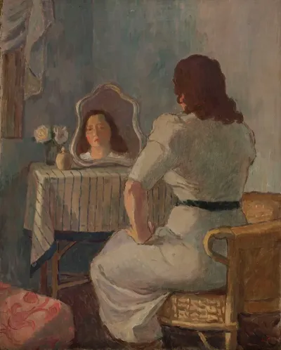 In Front Of The Mirror Ms Wanda P