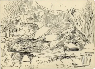 In Het Atelier Van J L Beyerman