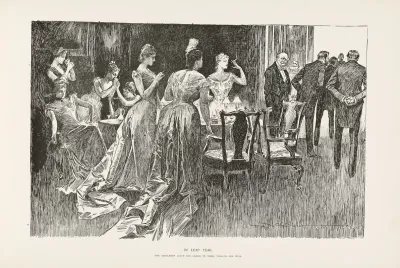 In Leap Year The Gentlemen Leave The Ladies To Their Tobacco And Wine