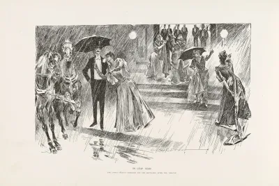 In Leap Year The Ladies Calling Carriages For The Gentlemen After The Theatre