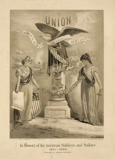 In Memory Of The American Soldiers And Sailors 1861 1866