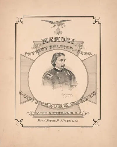 In Memory Of The Patriot Soldier And Hero Gouverneur K Warren Major General U S A