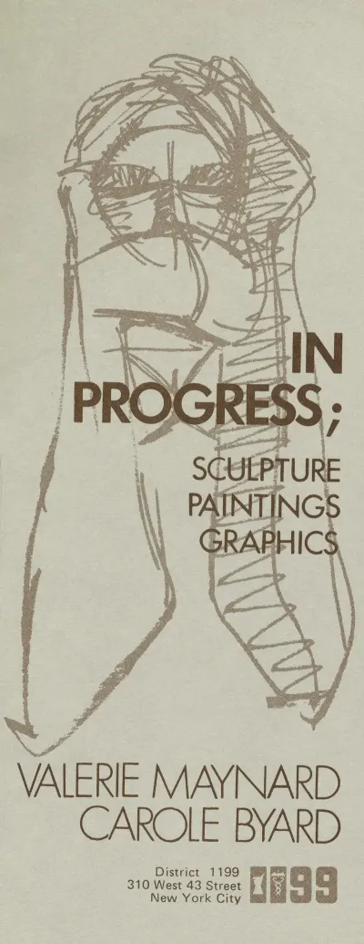 In Progress Sculpture Paintings Graphics An Exhibition Of Works By Valerie Maynard And Carole Byard At Gallery 1199 2