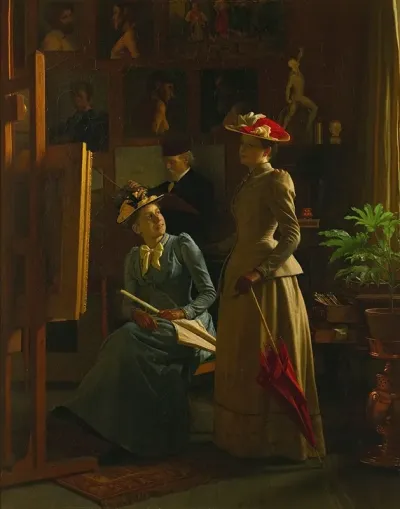 In The Artists Studio 2