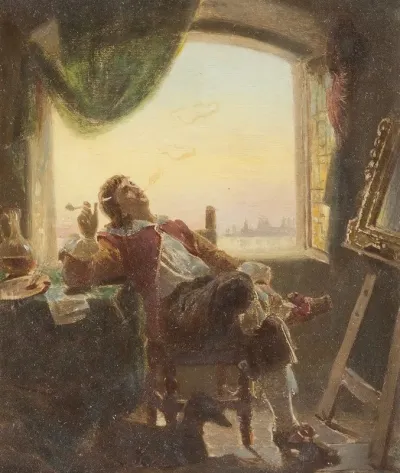 In The Artists Studio 9