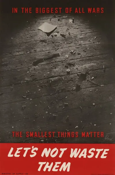 In The Biggest Of All Wars The Smallest Things Matter Lets Not Waste Them