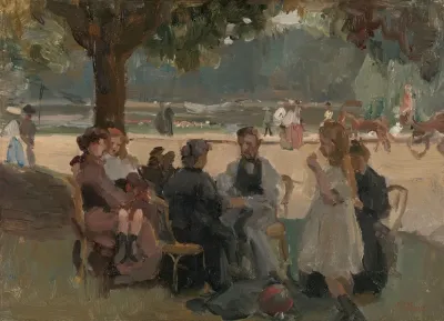 In The Bois De Boulogne Near Paris