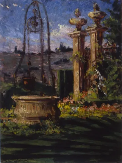 In The Gardens Of The Villa Palmieri