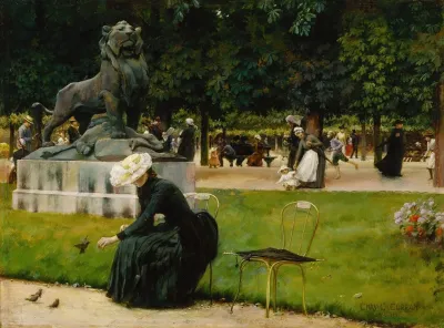 In The Luxembourg Garden