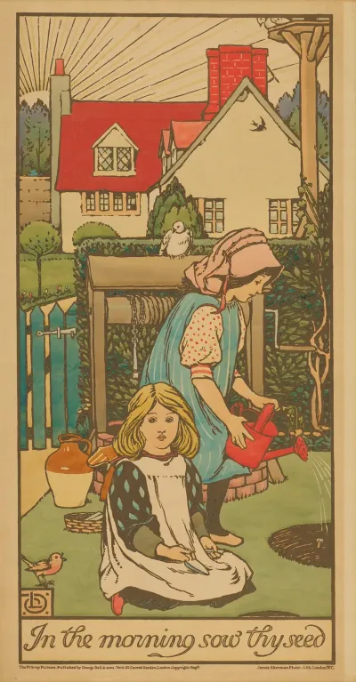 In The Morning Sow They Seed Panneau Decoratif Aus Der Serie The Childs Garden