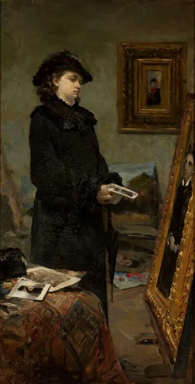 In The Painters Studio