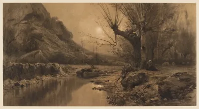 In The Valromey Valley Near The Rhone River