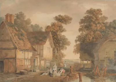 In The Yard Of A Farmhouse