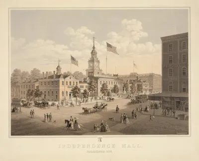 Independence Hall Philadelphia 1876