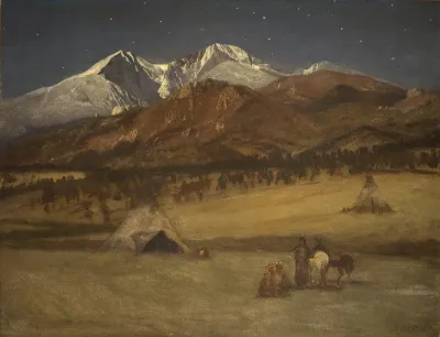 Indian Encampment Evening