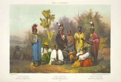 Indian Kikapoos Presented To H M Maximilien 1 R