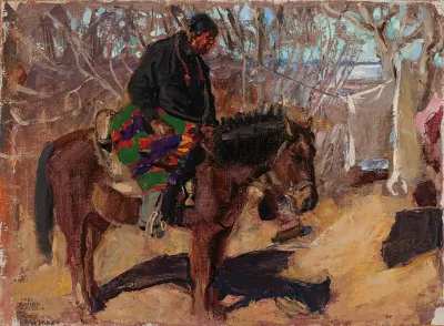 Indian On Horseback