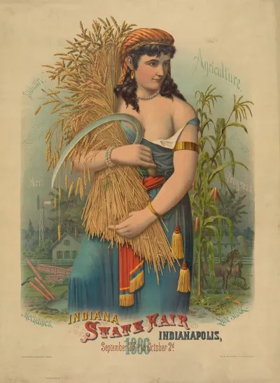 Indiana State Fair Indianapolis September 27th To October 2d 1886