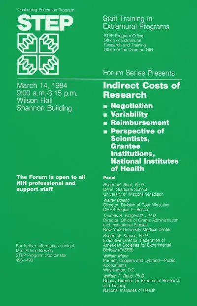 Indirect Costs Of Research