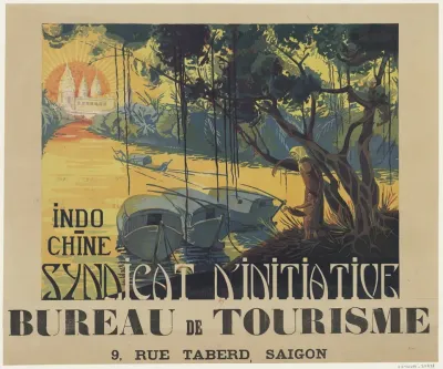 Indo Chine Syndicat Dinitiative Bureau De Tourisme 9 Rue Taberd Saigon