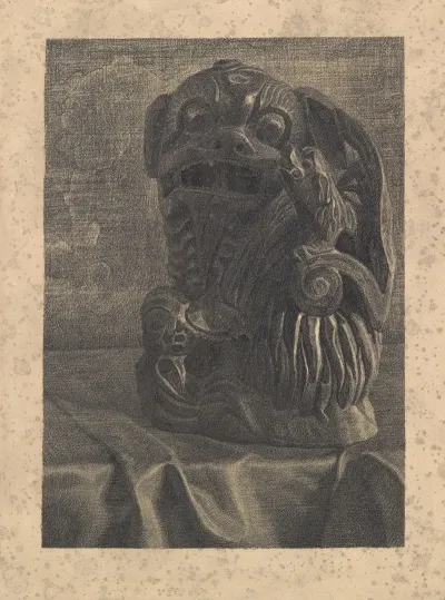 Indonesian Sculpture On The Table 2