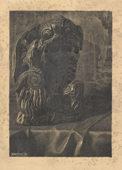 Indonesian Sculpture On The Table